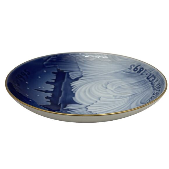 Bing & Grondahl Centennial Plate - 1995 Behind the Frozen Pane Plate No. 6205 6" - Picture 7 of 9